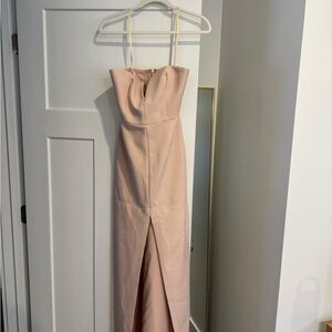 BCBGMaxAzria Blush Strapless Dress